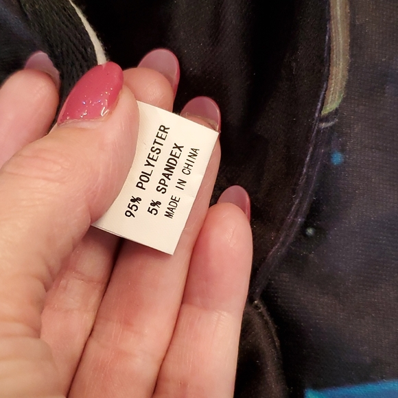 Multicolored prism geometric design hoodie Sm/Med outerspace Abstract Print - Picture 4 of 7